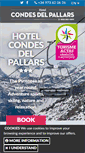 Mobile Screenshot of hotelcondesdelpallars.com